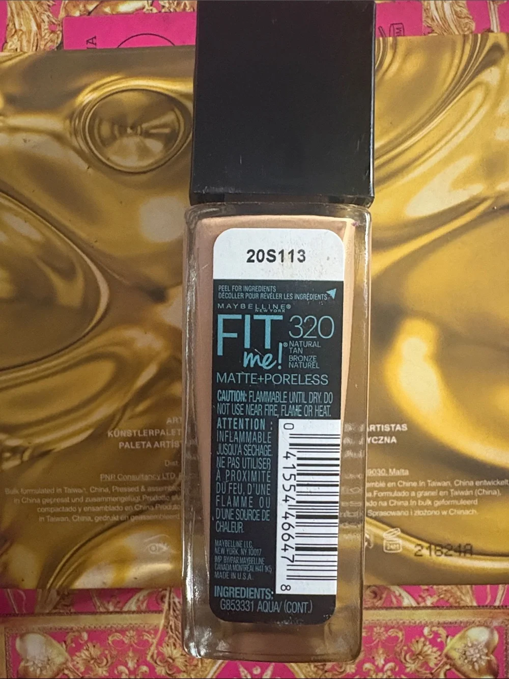 Maybelline Fit Me Matte + Poreless Foundation - 320 Natural Tan (Brown)